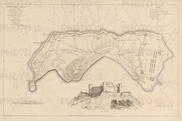 Conquest of Banda by the English on August 9, 1810, (1811). Creator: M. Graham.