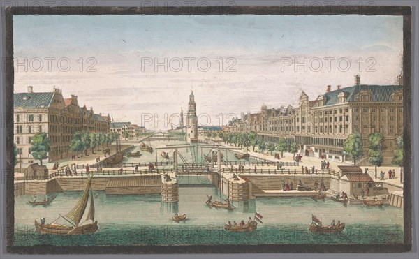 View of the Oudeschans in Amsterdam seen from the IJ, 1752. Creator: Anon.
