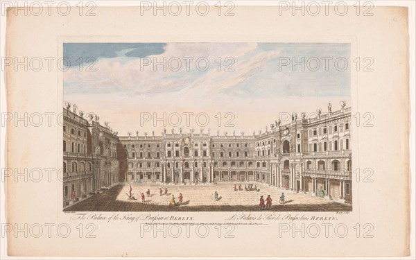 View of the Berliner Stadtschloss in Berlin, 1754-1755. Creator: Thomas Bowles.