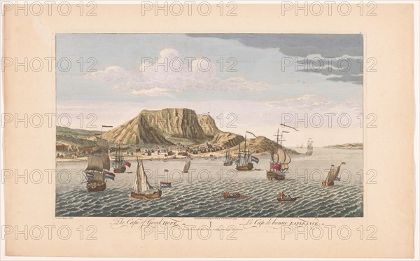 View of the Cape of Good Hope in South Africa, 1754. Creator: Unknown.