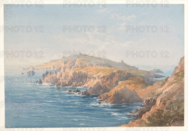 Coastal landscape in Corsica, 1828-1892. Creator: Charles William Meredith van de Velde.