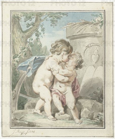 Allegory on love, 1775. Creator: Jacobus Buys.