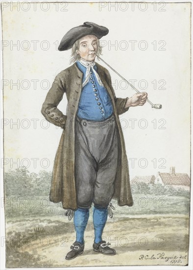 Man from Molkwerum, 1775. Creator: Paulus Constantijn la Fargue.