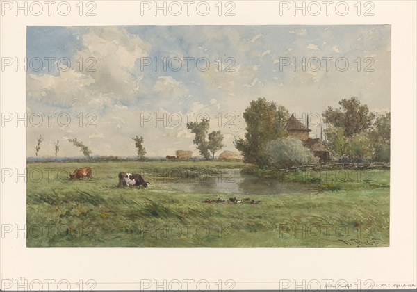Pasture, 1832-1892. Creator: Willem Roelofs.