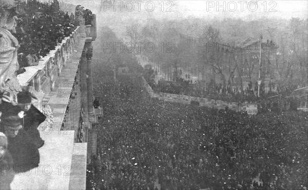 'La delivrance de l'Alsace et de la Lorraine celebree a Paris le 17 novembre 1918.  Creator: Unknown.