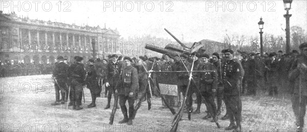 'La delivrance de l'Alsace et de la Lorraine celebree a Paris le 17 novembre 1918.  Creator: Unknown.