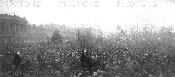 'La delivrance de l'Alsace et de la Lorraine celebree a Paris le 17 novembre 1918.  Creator: Unknown.