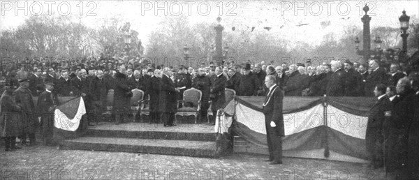 'La delivrance de l'Alsace et de la Lorraine celebree a Paris le 17 novembre 1918.  Creator: Unknown.