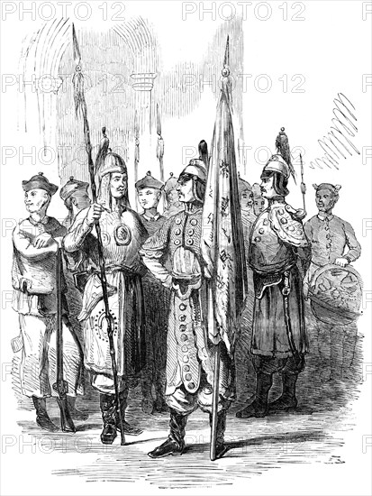 Chinese soldiers, 1857. Creator: Unknown.