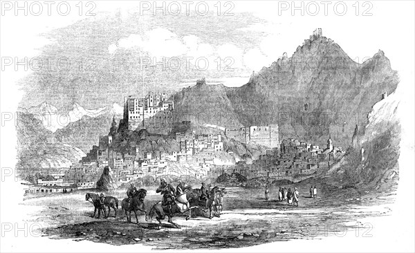 Ladak, the Capital of Little Thibet: Party of Punjaub Irregulars, 1857. Creator: Unknown.