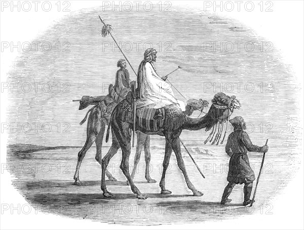 Mid-day Encounter in the Desert, 1857. Creator: Unknown.