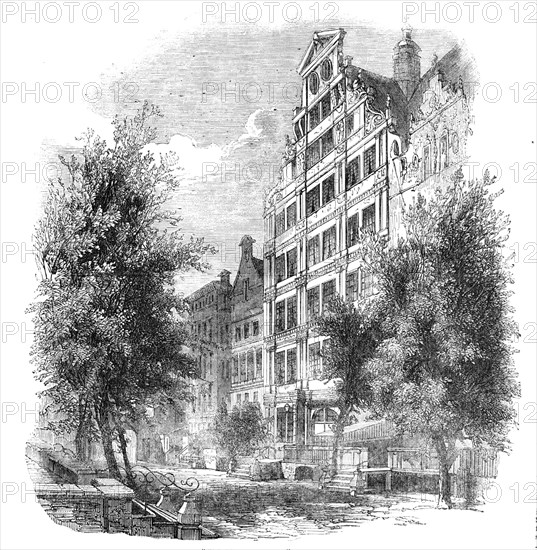 The English House in Dantzic, 1857.  Creator: Unknown.