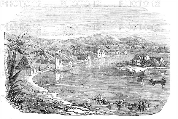 Greytown - from a recent sketch, 1857.  Creator: Unknown.