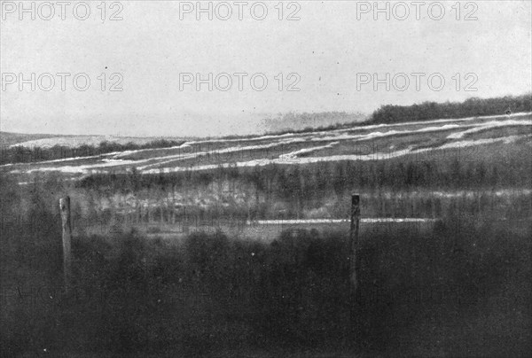 'La Bataille de la Somme; avant l'offensive de la Somme: Les positions allemandes de..., 1916. Creator: Unknown.