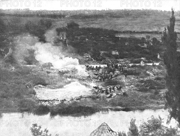 ''En Argonne; Sur les bords de l'Aire, affuent de droite du cours superieur de l'Aisne..., 1918. Creator: Signal Corps ASF.