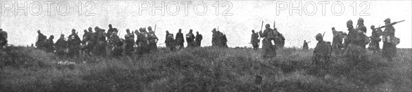 ''De L'Argonne aux Flandres; Le 29 septembre, second jour de l'offensive belge; la premiere..., 1918 Creator: Unknown.