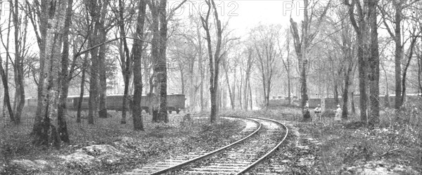 ''La Capitulation Allemande; A Rethondes; le décor de la capitulation allemande, en foret..., 1918. Creator: Unknown.