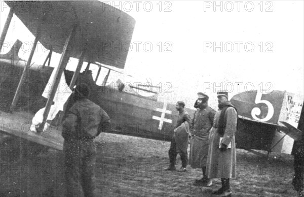 ''La Capitulation Allemande; Le depart du capitaine allemand von Geyer qui, le 11 novembre..., 1918. Creator: Unknown.