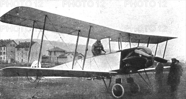 ''Ceux de l'air et ceux de la route; Un raid Anglais sur Friedrichshafe..., 1914. Creator: Unknown.