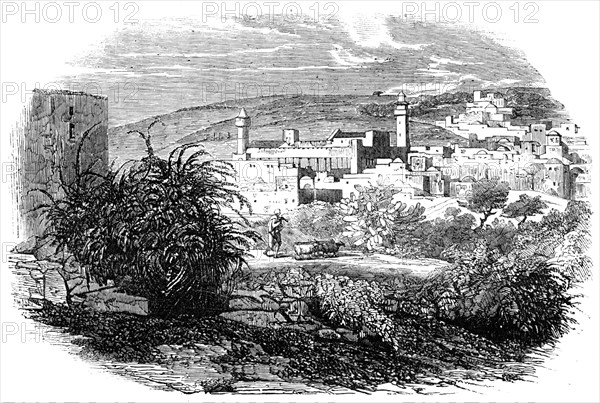 The Desert Route - Hebron, 1857. Creator: Unknown.