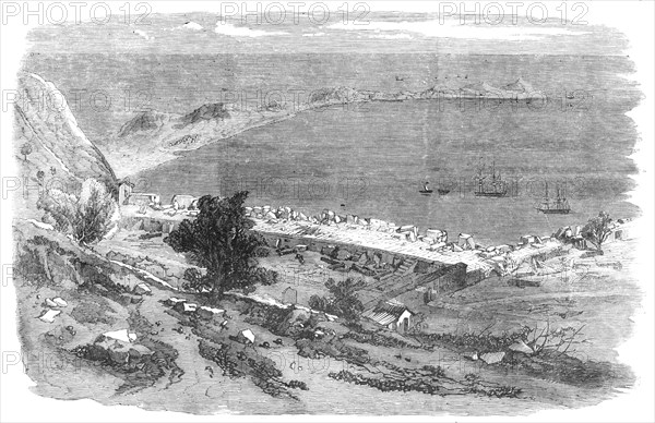 The War with China - Interior of the Anunghoy Bogue Forts, sketched after their demolition..., 1857. Creator: Unknown.