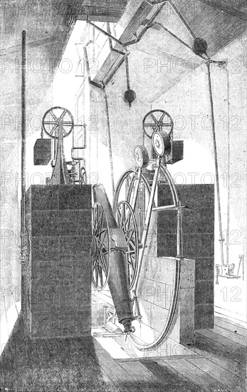 Transit Instruments at the Cape Observatory, 1857. Creator: Hare.