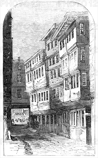 Old Chambers in Middle-Temple-Lane, 1857. Creator: Unknown.