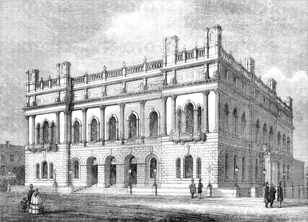 The New Townhall, Blackburn, 1857. Creator: Unknown.