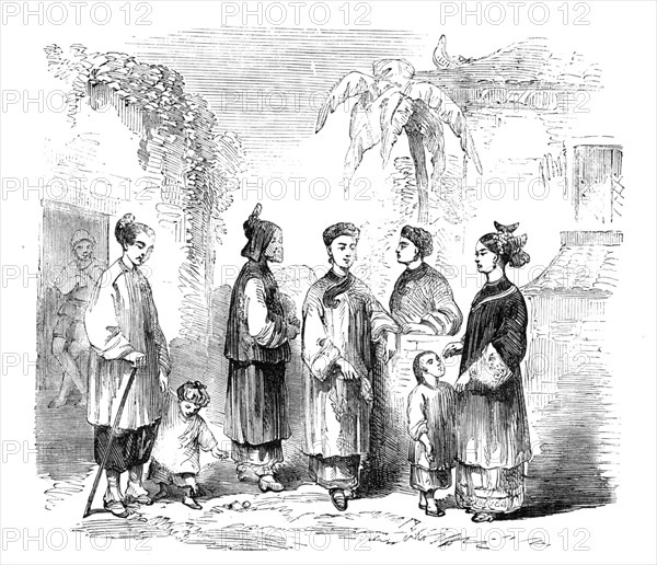 Chinese Costumes, north part of Kwang-Tung, 1857. Creator: Unknown.