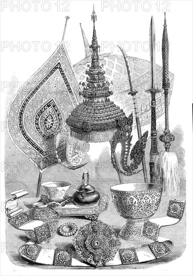 Presents from the Kings of Siam to Queen Victoria, 1857. Creator: Unknown.