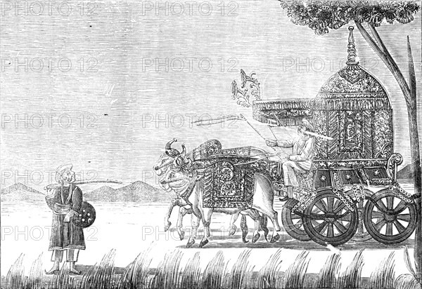 Native King's Carriage, 1857. Creator: Unknown.