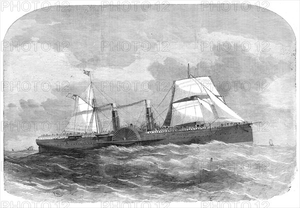 The United States' New Mail Steam-Ship "Adriatic", 1857. Creator: Unknown.