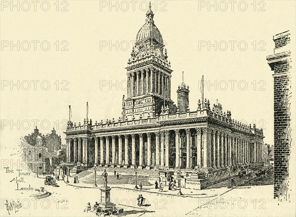 'The Town Hall, Leeds', c1900. Creator: Will B. Robinson.