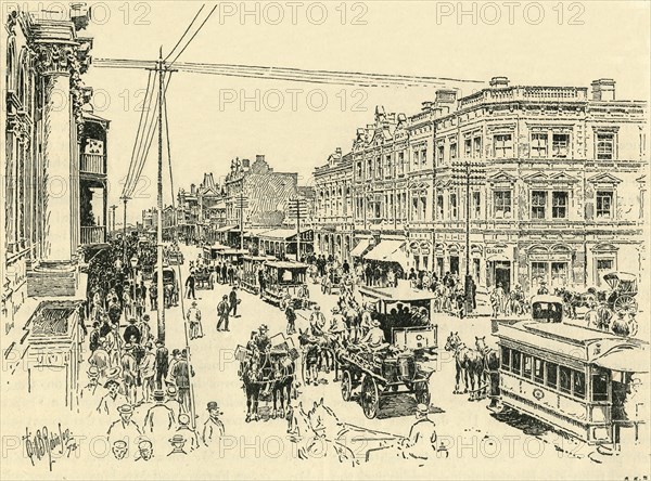 'Commission Street, Johannesburg', c1900. Creator: Will B. Robinson.