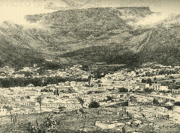 'Cape Town and Table Mountain', c1900. Creator: Joseph Holland Tringham.