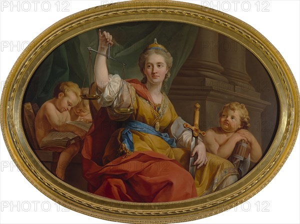 Allegory of Justice, 1776-1777. Creator: Bacciarelli, Marcello (1731-1818).