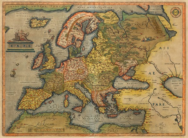 Europae. From Theatrum Orbis Terrarum, 1572. Creator: Ortelius, Abraham (1527-1598).