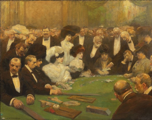 In the casino, c.1907. Creator: Boettinger, Hugo (1880-1934).