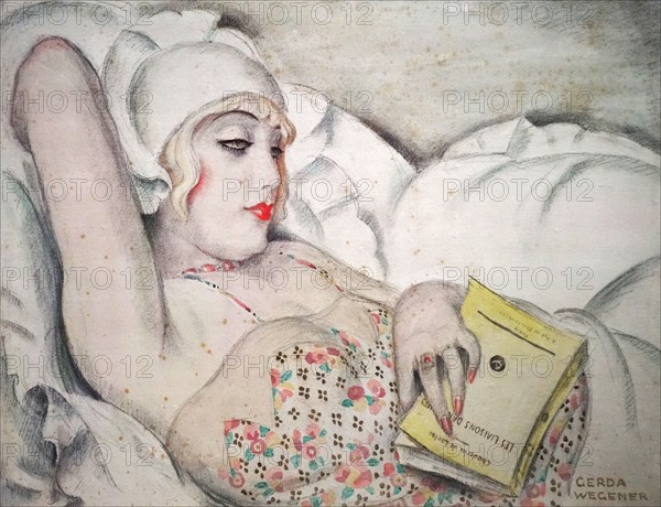 La Sieste, 1922. Creator: Wegener, Gerda (1886-1940).