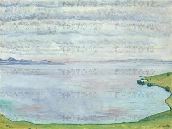 Lake Geneva, seen from Chexbres, c.1911. Creator: Hodler, Ferdinand (1853-1918).