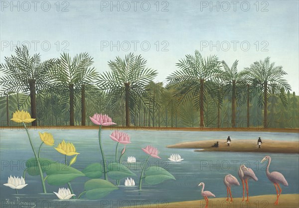 Les Flamants (The Flamingoes), 1907. Creator: Rousseau, Henri Julien Félix (1844-1910).