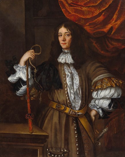 Portrait of an English slave trader, 17th century. Creator: Wright, John Michael (1617-1694).