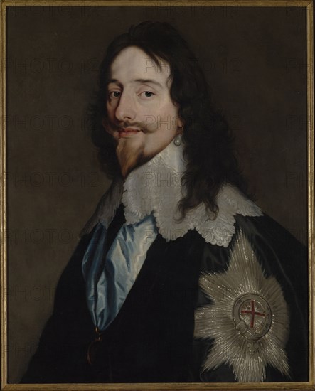 Portrait of Charles I, King of England  (1600-1649), First Half of 17th cen.. Creator: Dyck, Sir Anthony van (1599-1641).