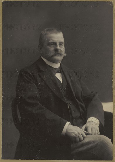 Portrait of Detlev von Liliencron (1844-1909), 1904. Creator: Photo studio Th. Creutz, Hamburg .
