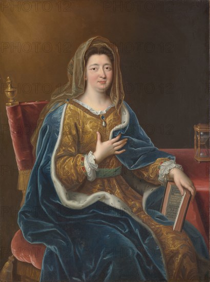 Portrait of Françoise d'Aubigné, Marquise de Maintenon (1635-1719), after 1694. Creator: Mignard, Pierre (1612-1695).