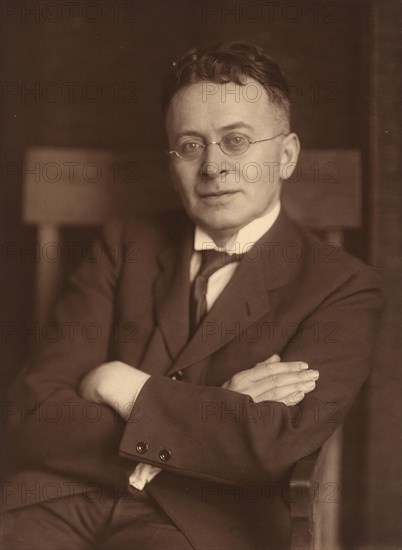 Portrait of Karl Kraus (1874-1936), c.1930. Creator: Joel, Charlotte (1887-ca 1943).