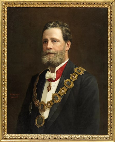 Portrait of Karl Lueger (1844-1910), Mayor of Vienna, 1902. Creator: Mayerhofer, Adolf (1857-1932).
