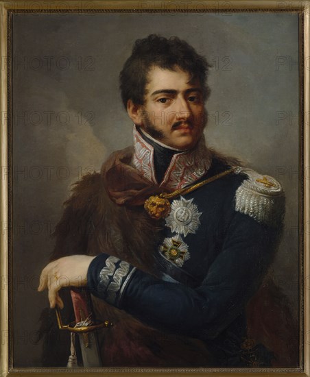 Portrait of Prince Józef Antoni Poniatowski (1763-1813), after 1810. Creator: Grassi, Józef (1757-1838).