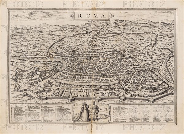 Rome. From Civitates orbis terrarum, 1572. Creator: Braun, Georg (1541-1622).