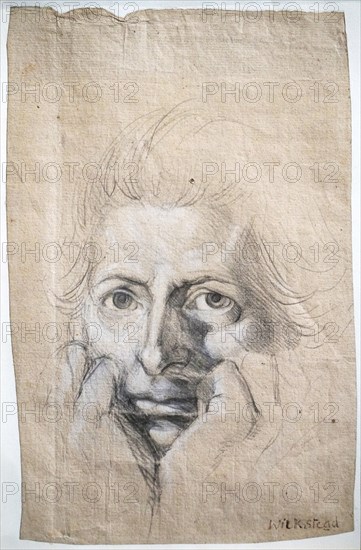 Self-portrait, ca 1780-1790. Creator: Füssli (Fuseli), Johann Heinrich (1741-1825).